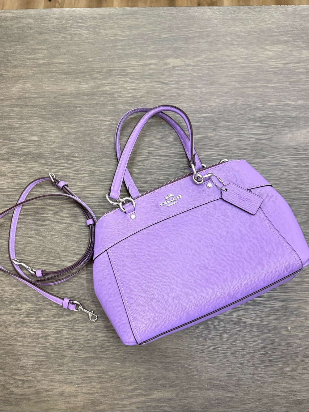 Coach Lavender Brooke Carryall